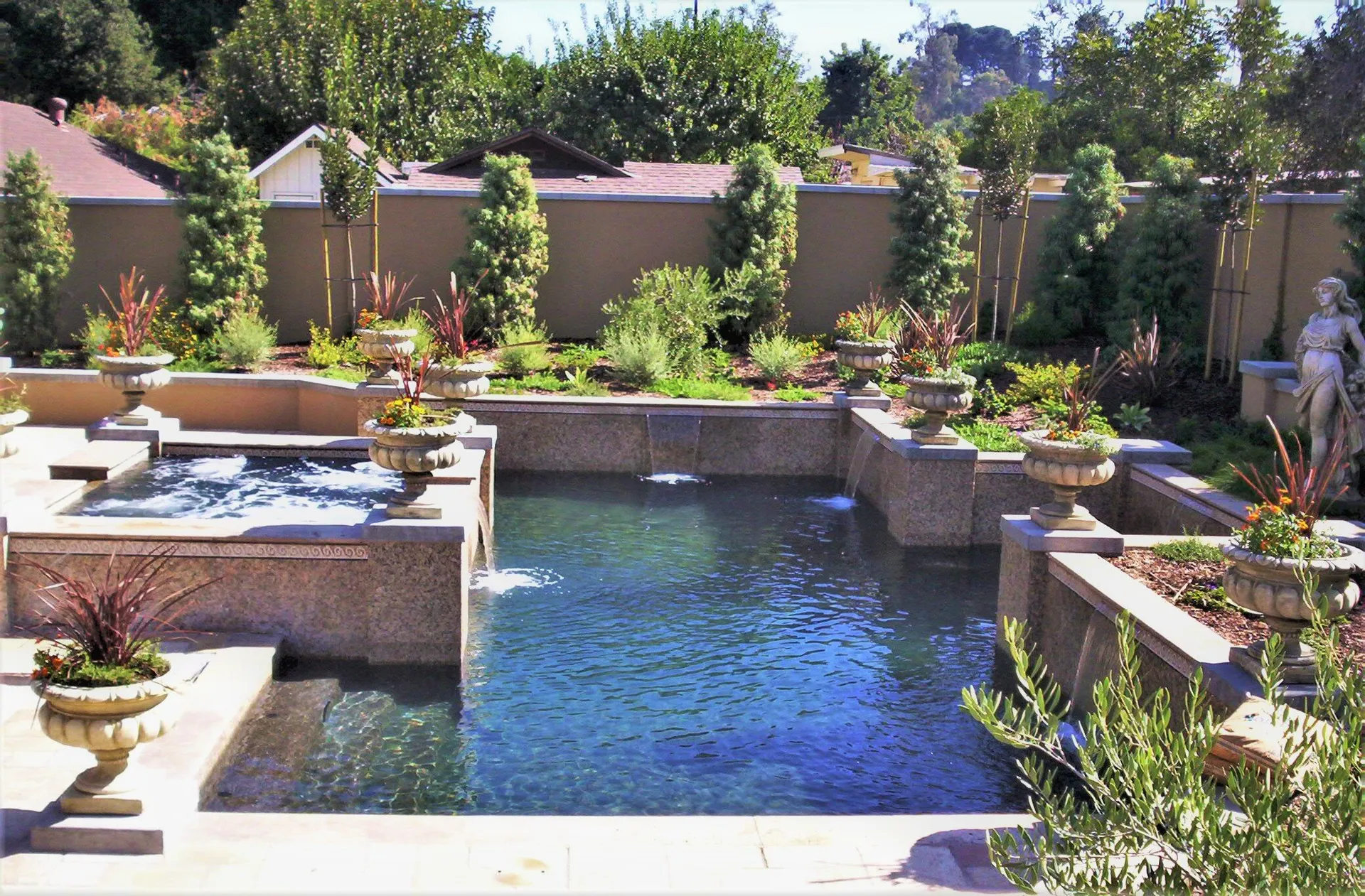 Luxury pool construction and service in Cathedral City, Coachella Valley by Vacation Pools Inc